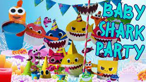 diy baby shark song theme birthday