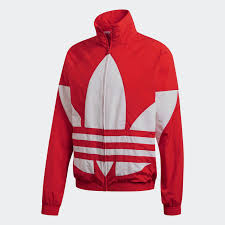 Pullover & strickjacken badeanzüge schuhe für frauen. Adidas Big Trefoil Track Jacket Red Adidas Us Adidas Originals Herren Windbreaker Herren Jacken
