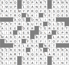 la times crossword 9 may 23 tuesday