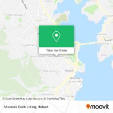 masters contracting in hobart by bus