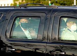 Secret Service Agents Driving Trump