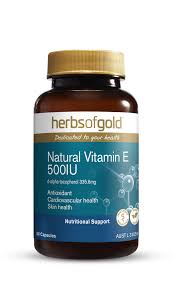 Get that glowing skin with rootine Natural Vitamin E 500iu Herbs Of Gold