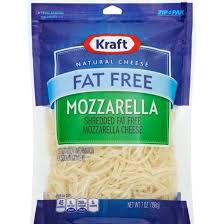 is kraft fat free shredded mozzarella