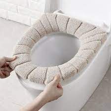 Cotton White Toilet Seat Cover Pads
