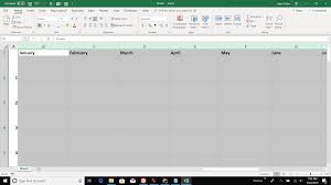 how to make a calendar in excel