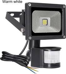 pir motion sensor led floodlight