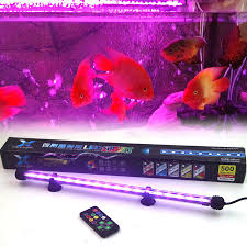 High Quality 25 55cm Remote Colorful Led Aquarium Light Fish