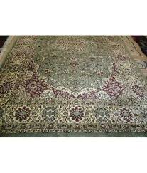 i c machine made silk carpet 4x6 ft