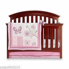 Crib Bedding Set Erfly Blossoms
