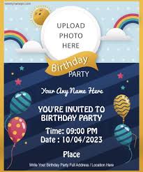 birthday party invite your relative or