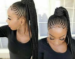 Braiding the hair too tight does help the style last for a little bit longer but it also encourages hair loss which no one wants! French Braid Ponytail For Black Hair