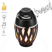bluetooth speaker usb flame lights