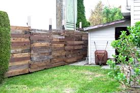 Rustic Reclaimed Wood Garden Fence
