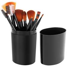 makeup brushes 12 pcs black set