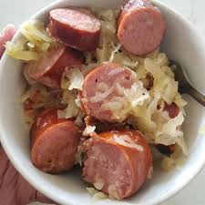 kielbasa and sauer crockpot