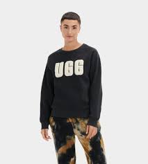 Ugg Women's Madeline Fuzzy Logo Crewneck Sweatshirt