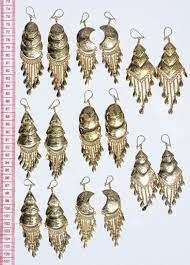 lot 8 pairs handmade earrings peruvian