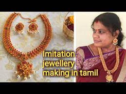 imitation jewellery making in tamil