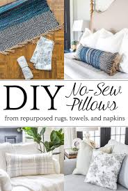 repurpose into diy throw pillows