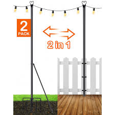 String Light Pole For Outdoor String