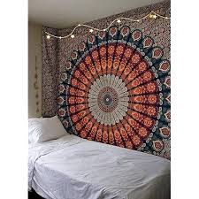 Large Buddhist Mandala Tapestry Hippie