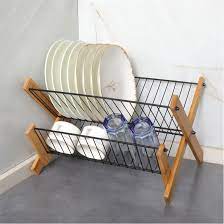 2 Tier Collapsible Drainer Dish Drying Rack