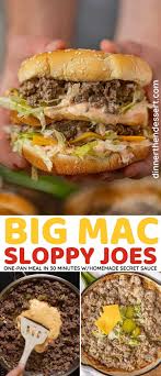 big mac sloppy joes w secret sauce