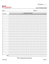 30 printable daily attendance sheet