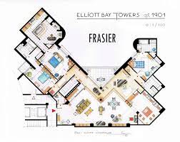 Floor Plan Drawings Of Popular Tv