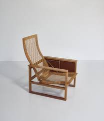 model 244 highback lounge chair in oak