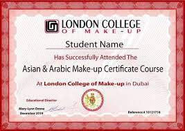 beauty bridal makeup certificate