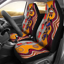 Aboriginal Car Seat Cover Turtle Aus