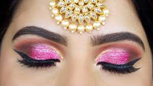 indian bridal eye makeup tutorial step