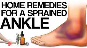 home remes for sprained ankle you