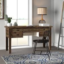 Gorgeous madison solid wood executive desk tips for 2019. Farmhouse Rustic Solid Wood Desks Birch Lane