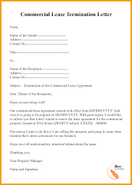 How to use a commercial lease agreement. Lease Termination Letter Template Format Sample Example