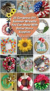 Check spelling or type a new query. 25 Gorgeous Diy Summer Wreaths You Can Make With Dollar Store Supplies Diy Crafts