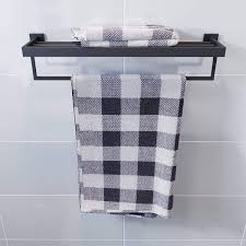 Available in an array of kohler finishes to compliment any bathroom decor. Black Towel Rail Bathroom Towel Rack Wall Mounted 620mm Elegantshowers