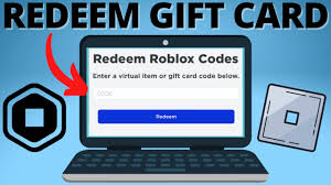 how to redeem roblox gift card pc
