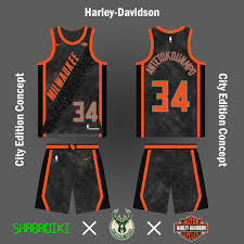 Milwaukee bucks ray allen 1996 alternate swingman jersey. I Created Two City Edition Jerseys For The Bucks Based On The Culture Of Both Wisconsin And Milwaukee Harley Davidson Is A Well Known Brand Internationally But The Company Was Founded In Milwaukee Wi In