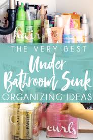 Under Bathroom Sink Organization Ideas