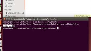 how to run python in ubuntu run
