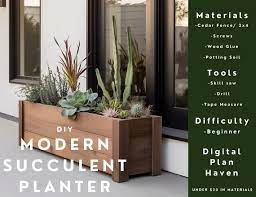 Diy Planter Modern Succulent Planter