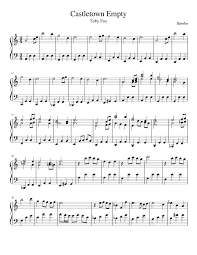 Castletown Empty Sheet Music For Piano Download Free In Pdf Or Midi