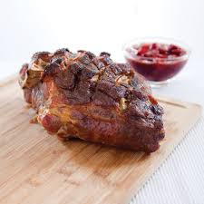 slow roasted pork shoulder with cherry