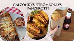 What is the difference between a calzone a panzerotti and a stromboli?