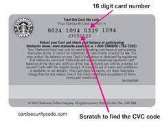 Starbucks gift card security code on card overview. Cvv Cvvnumber Profile Pinterest