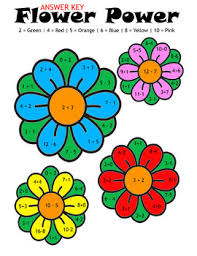 Here are tips on how you can help. Flower Power Math Coloring Sheet Kindergarten 1st Grade 2nd Grade Elementary