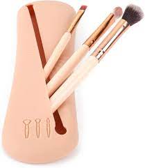 makeup brush holder portable silicone