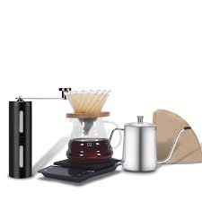 coffee filter paper glass coffee pot